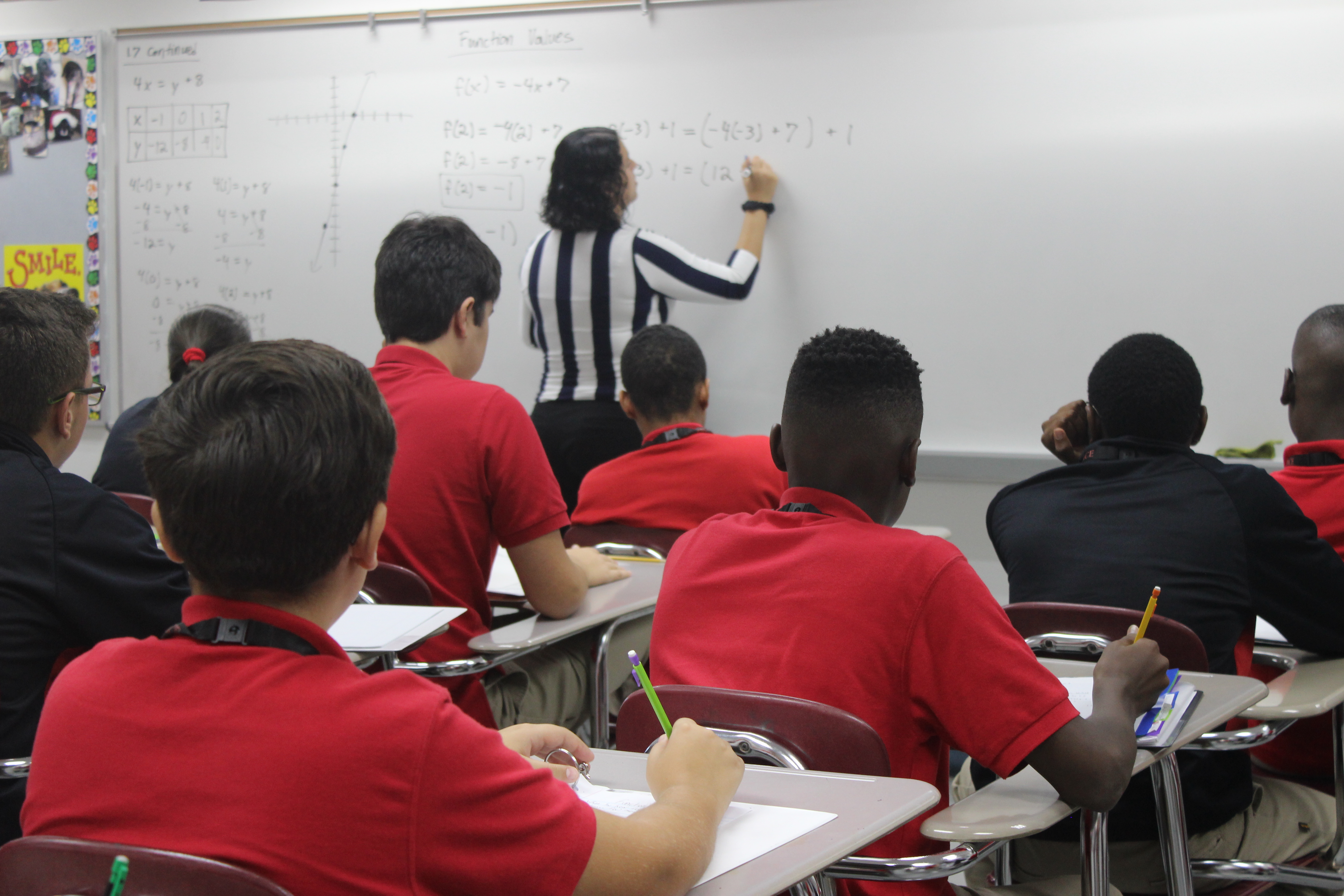 Students in classroom